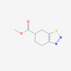 molecular formula C8H10N2O2S B286038 Methyl 4,5,6,7-tetrahydro-1,2,3-benzothiadiazole-6-carboxylate 