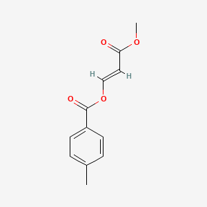 molecular formula C12H12O4 B2860403 甲基 (2E)-3-[(E)-4-甲基苯甲酰氧基]丙-2-烯酸酯 CAS No. 551931-14-7