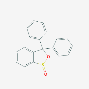 molecular formula C19H14O2S B286041 3,3-diphenyl-3H-2,1-benzoxathiole 1-oxide 
