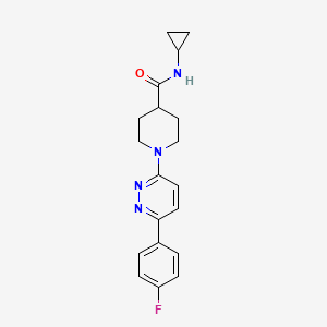 N-cyclopropyl-1-(6-(4-fluorophenyl)pyridazin-3-yl)piperidine-4-carboxamide