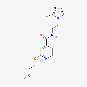 2-(2-methoxyethoxy)-N-(2-(2-methyl-1H-imidazol-1-yl)ethyl)isonicotinamide