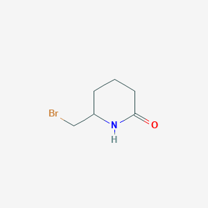 6-(Bromomethyl)piperidin-2-one