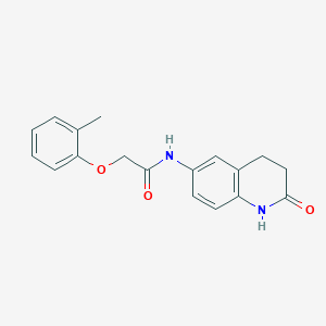N-(4-{1-[(butylamino)carbonyl]cyclopropyl}phenyl)-4-fluorobenzamide