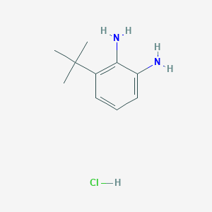 molecular formula C10H17ClN2 B2860479 3-Tert-butylbenzene-1,2-diamine hydrochloride CAS No. 1909348-58-8