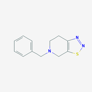 molecular formula C12H13N3S B286048 5-Benzyl-4,5,6,7-tetrahydro[1,2,3]thiadiazolo[5,4-c]pyridine 