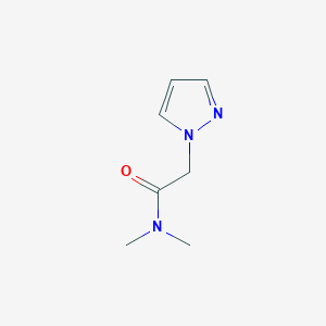 molecular formula C7H11N3O B2860503 N,N-dimethyl-2-(1H-pyrazol-1-yl)acetamide CAS No. 51292-35-4