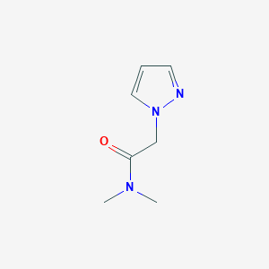 molecular formula C7H11N3O B2860503 N,N-二甲基-2-(1H-吡唑-1-基)乙酰胺 CAS No. 51292-35-4