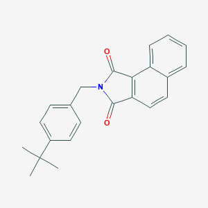 molecular formula C23H21NO2 B286051 2-(4-tert-butylbenzyl)-1H-benzo[e]isoindole-1,3(2H)-dione 