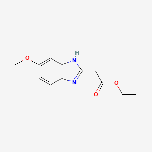Ethyl (5-methoxy-1H-benzimidazol-2-YL)acetate
