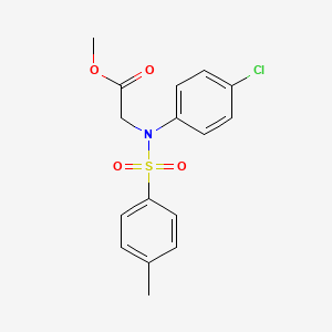 Methyl N-(4-chlorophenyl)-N-[(4-methylphenyl)sulfonyl]glycinate