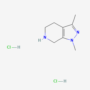 1,3-Dimethyl-4,5,6,7-tetrahydropyrazolo[3,4-c]pyridine;dihydrochloride