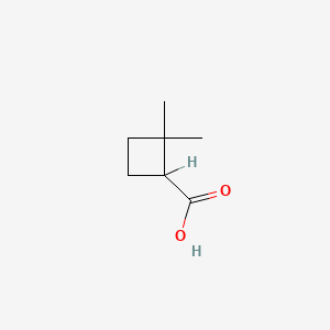 molecular formula C7H12O2 B2860591 2,2-Dimethylcyclobutanecarboxylic acid CAS No. 42836-66-8