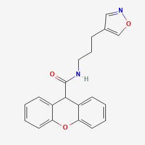N-(3-(isoxazol-4-yl)propyl)-9H-xanthene-9-carboxamide