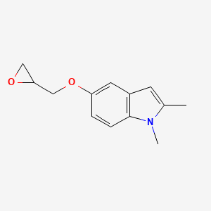 1,2-Dimethyl-5-(oxiran-2-ylmethoxy)indole