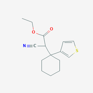 Ethyl cyano[1-(3-thienyl)cyclohexyl]acetate