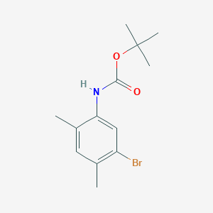 molecular formula C13H18BrNO2 B2860630 tert-Butyl N-(5-bromo-2,4-dimethylphenyl)carbamate CAS No. 2288708-88-1