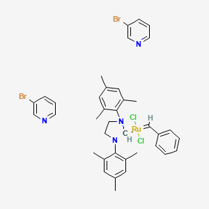 molecular formula C38H41Br2Cl2N4Ru B2860641 Grubbs Catalyst, 3nd Generation CAS No. 900169-53-1