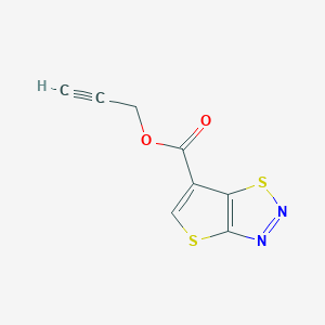 molecular formula C8H4N2O2S2 B286066 2-Propynyl thieno[2,3-d][1,2,3]thiadiazole-6-carboxylate 