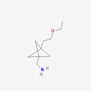 [3-(2-Ethoxyethyl)-1-bicyclo[1.1.1]pentanyl]methanamine