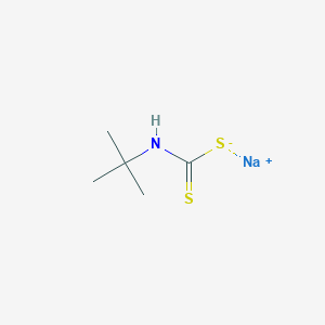 molecular formula C5H10NNaS2 B2860689 Sodium tert-butylcarbamodithioate CAS No. 882878-69-5