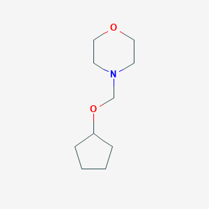 B028607 Morpholine, 4-[(cyclopentyloxy)methyl]-(9CI) CAS No. 110229-11-3