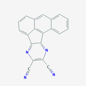 molecular formula C20H8N4 B286070 Aceanthryleno[1,2-b]pyrazine-2,3-dicarbonitrile 