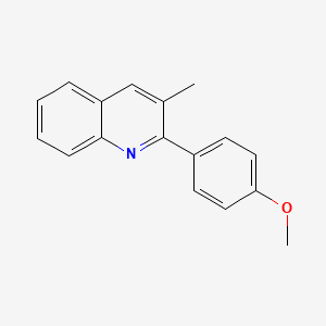 2-(4-Methoxyphenyl)-3-methylquinoline