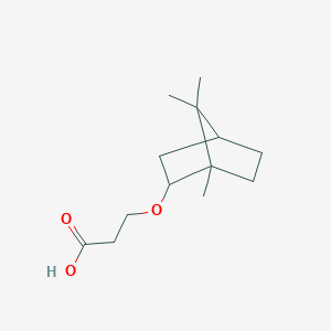 3-[(1,7,7-Trimethyl-2-bicyclo[2.2.1]heptanyl)oxy]propanoic acid