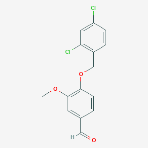 4-[(2,4-Dichlorobenzyl)oxy]-3-methoxybenzaldehyde