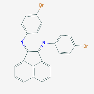 molecular formula C24H14Br2N2 B286072 1-N,2-N-bis(4-bromophenyl)acenaphthylene-1,2-diimine CAS No. 266340-77-6