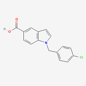 1-(4-chlorobenzyl)-1H-indole-5-carboxylic acid