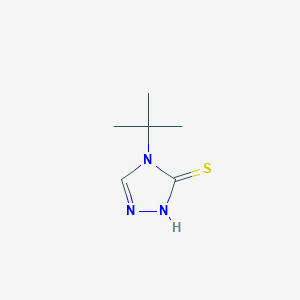 molecular formula C6H11N3S B2860752 4-(tert-butyl)-4H-1,2,4-triazole-3-thiol CAS No. 29983-27-5