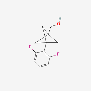 [3-(2,6-Difluorophenyl)-1-bicyclo[1.1.1]pentanyl]methanol
