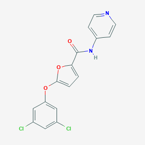 B028608 5-(3,5-dichlorophenoxy)-N-(pyridin-4-yl)furan-2-carboxamide CAS No. 685830-90-4