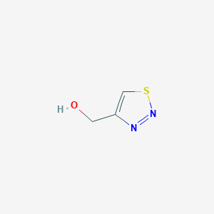 molecular formula C3H4N2OS B2860808 1,2,3-Thiadiazol-4-ylmethanol CAS No. 50868-99-0
