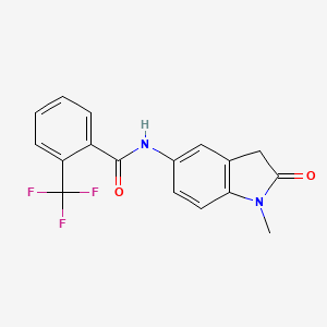 N-(1-methyl-2-oxoindolin-5-yl)-2-(trifluoromethyl)benzamide