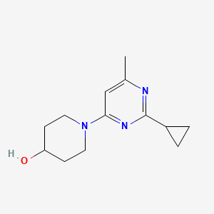 1-(2-Cyclopropyl-6-methylpyrimidin-4-yl)piperidin-4-ol