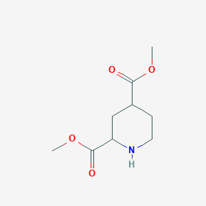molecular formula C9H15NO4 B2860891 2,4-Dimethyl piperidine-2,4-dicarboxylate CAS No. 113750-13-3