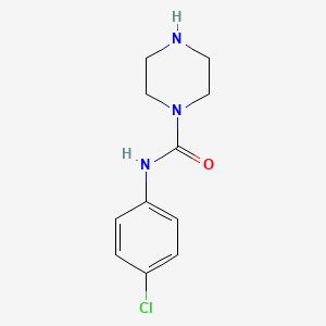 molecular formula C11H14ClN3O B2860942 N-(4-氯苯基)哌嗪-1-甲酰胺 CAS No. 923242-63-1