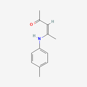 molecular formula C12H15NO B2860947 (3Z)-4-[(4-甲基苯基)氨基]戊-3-烯-2-酮 CAS No. 56570-34-4