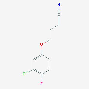 4-(3-Chloro-4-fluoro-phenoxy)butanenitrile