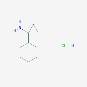 (1-Cyclohexylcyclopropyl)amine hydrochloride