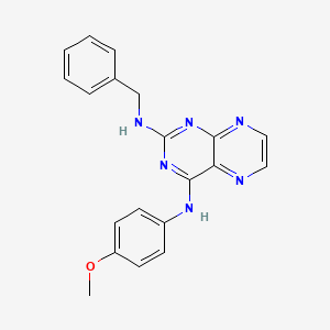 N2-benzyl-N4-(4-methoxyphenyl)pteridine-2,4-diamine