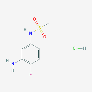 N-(3-Amino-4-fluorophenyl)methanesulfonamide hydrochloride