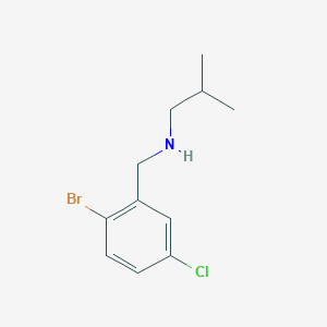 [(2-Bromo-5-chlorophenyl)methyl](2-methylpropyl)amine