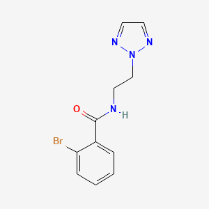 N-(2-(2H-1,2,3-triazol-2-yl)ethyl)-2-bromobenzamide