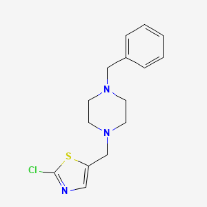 1-Benzyl-4-[(2-chloro-1,3-thiazol-5-yl)methyl]piperazine