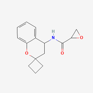 N-Spiro[3,4-dihydrochromene-2,1'-cyclobutane]-4-yloxirane-2-carboxamide