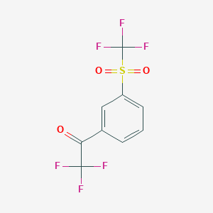2,2,2-Trifluoro-3'-(trifluoromethylsulfonyl)acetophenone