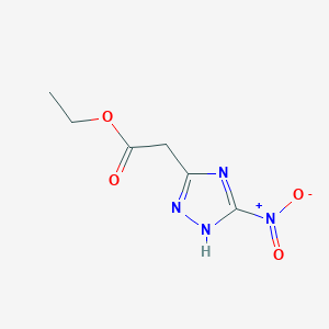 ethyl 2-(3-nitro-1H-1,2,4-triazol-5-yl)acetate